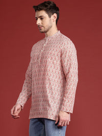Anouk Cotton Printed Short Kurta