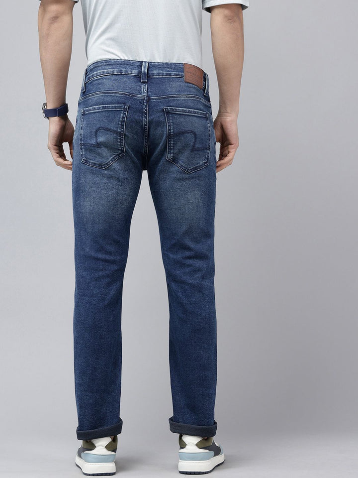 SPYKAR Men Rover Fit Light Fade Low Distress Light Fade Stretchable Jeans
