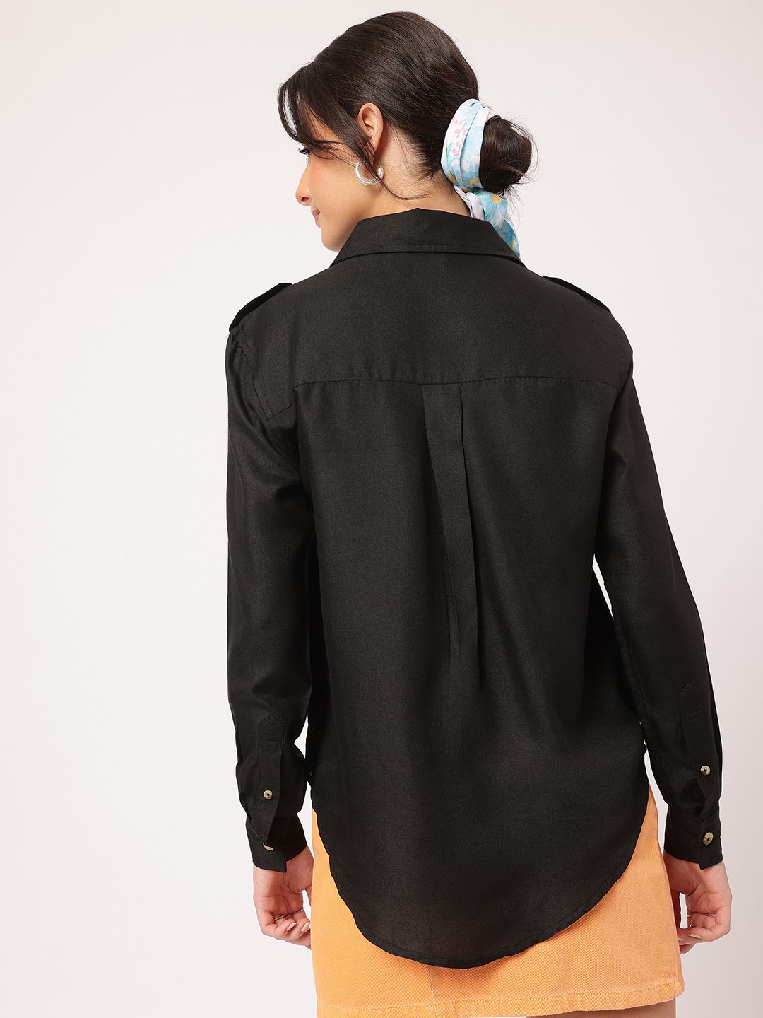 DressBerry Minimal Magic Shirt with Pocket Detail