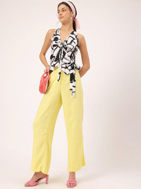 DressBerry Radiant Revival Printed Asymmetric Wrap Top