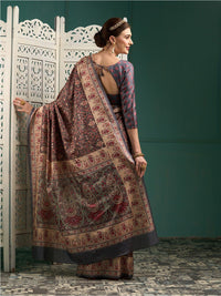 Saree mall Floral Printed Block Print Traditional Sarees