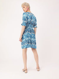 DressBerry Bohemian Core Fresh Floral Printed A-Line Dress