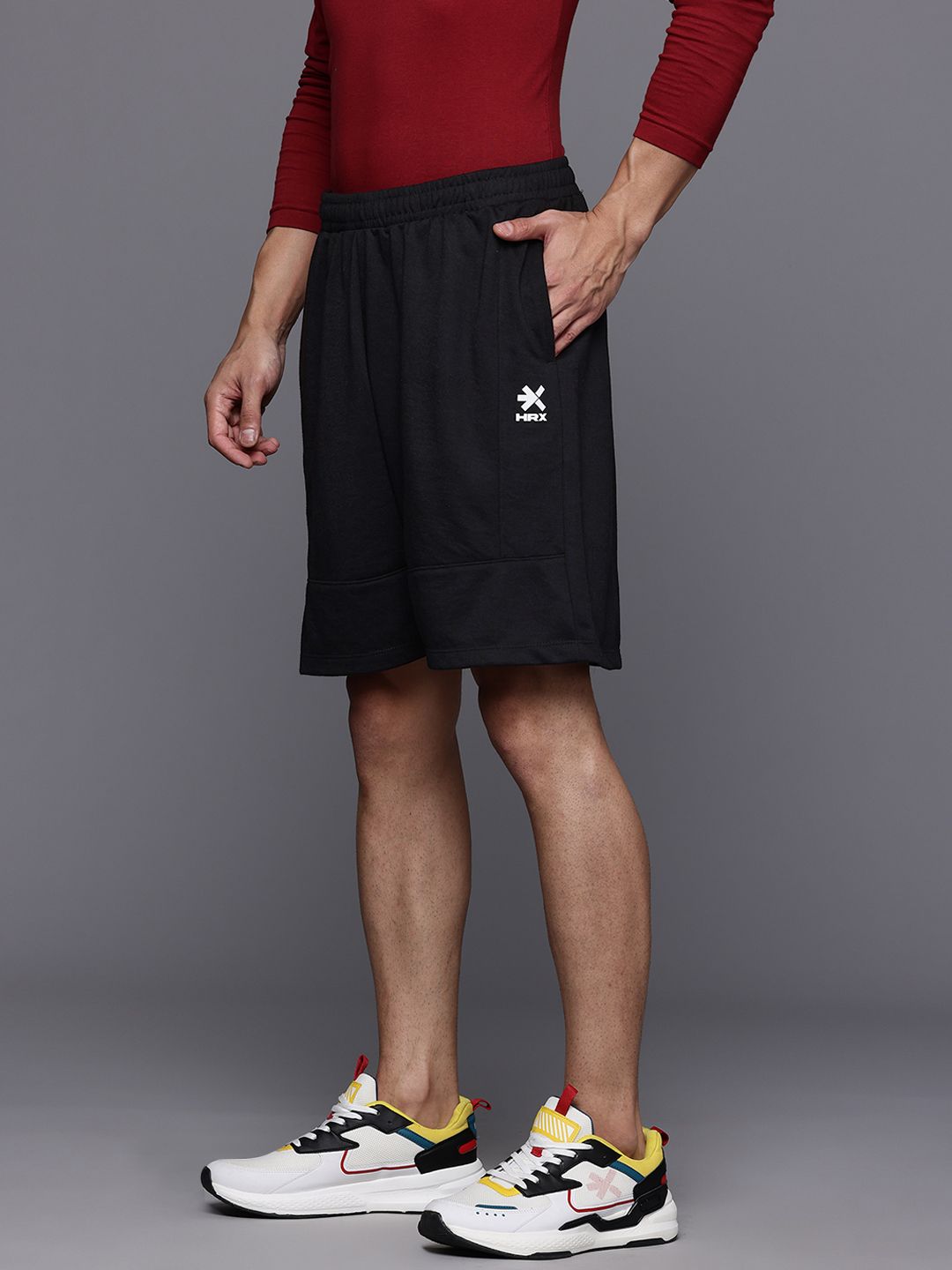 HRX by Hrithik Roshan Men Mid-Rise Regular Shorts