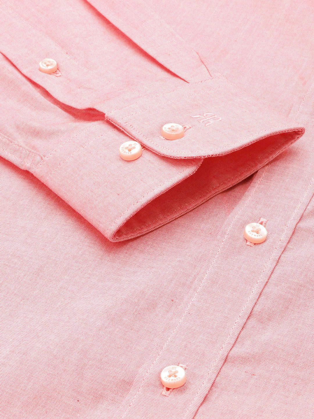 Raymond Self Design Slim Fit Pure Cotton Formal Shirt