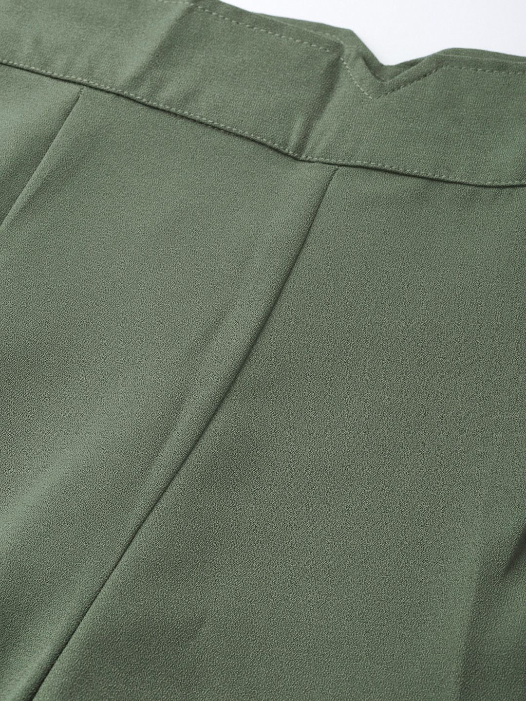 SASSAFRAS Women Olive Green  Trousers