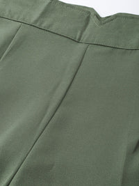 SASSAFRAS Women Olive Green  Trousers