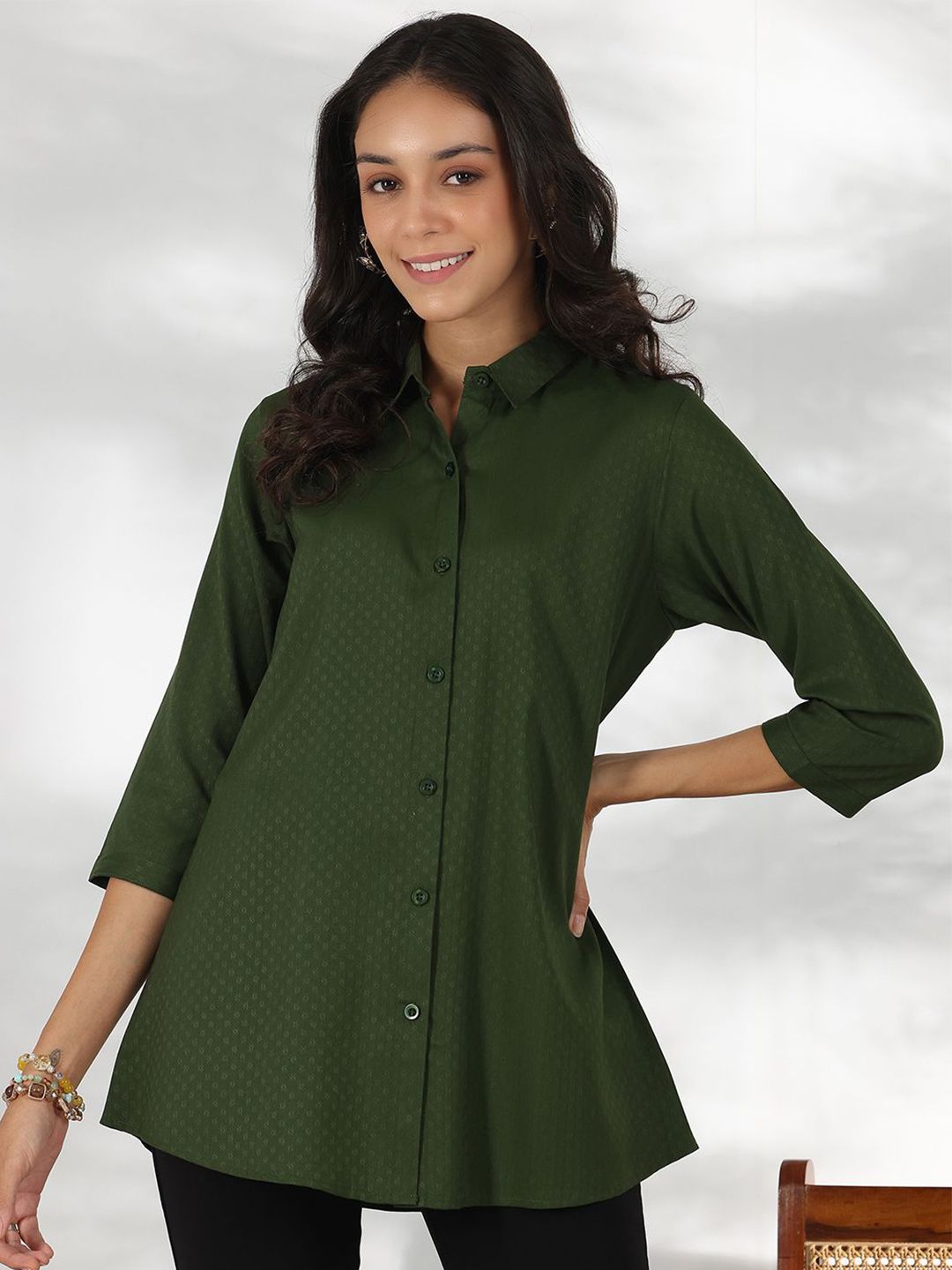 Libas Shirt Collar Front OpenTunic