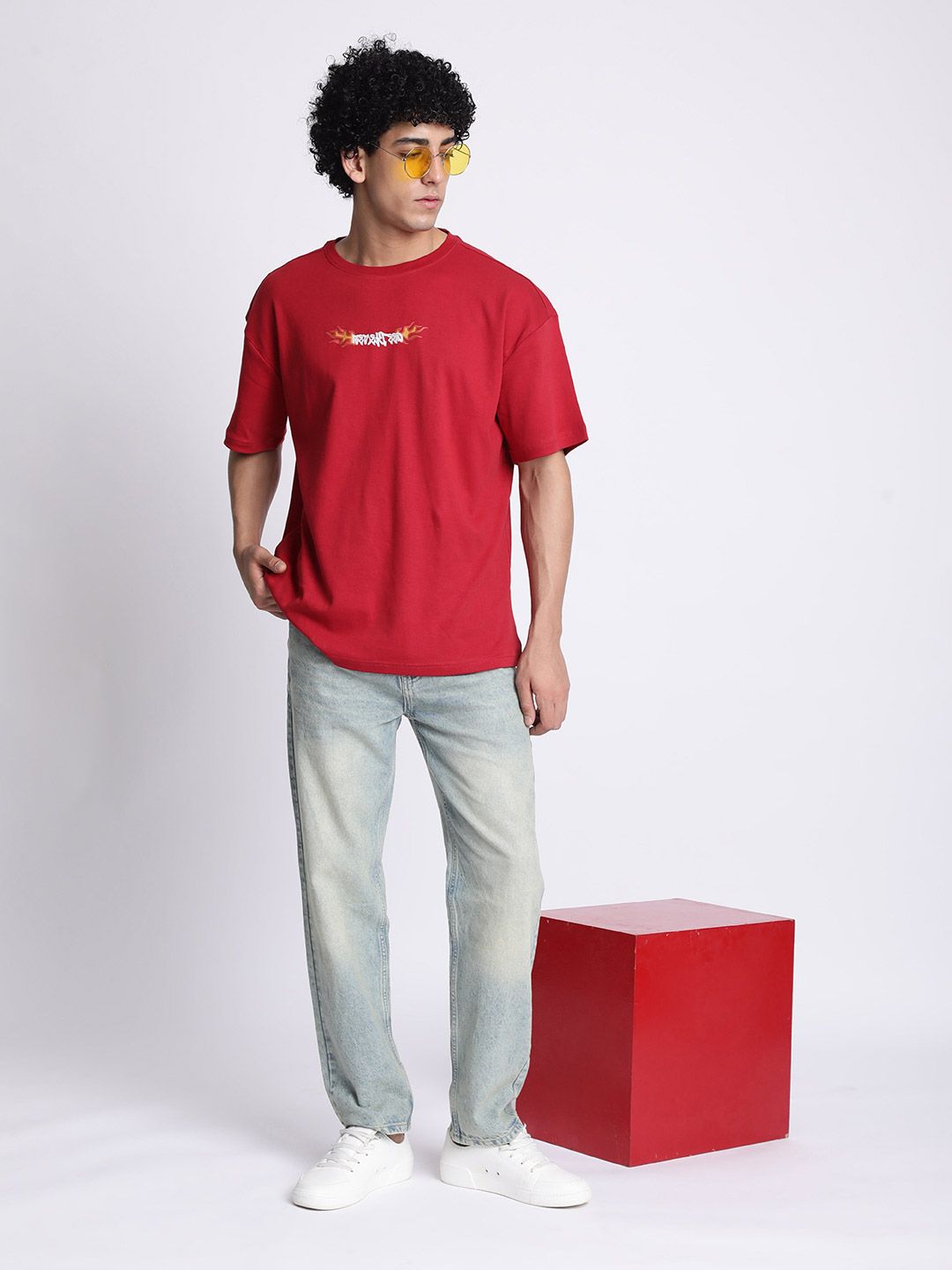 Bene Kleed Men Relaxed Fit Heavy Fade Jeans