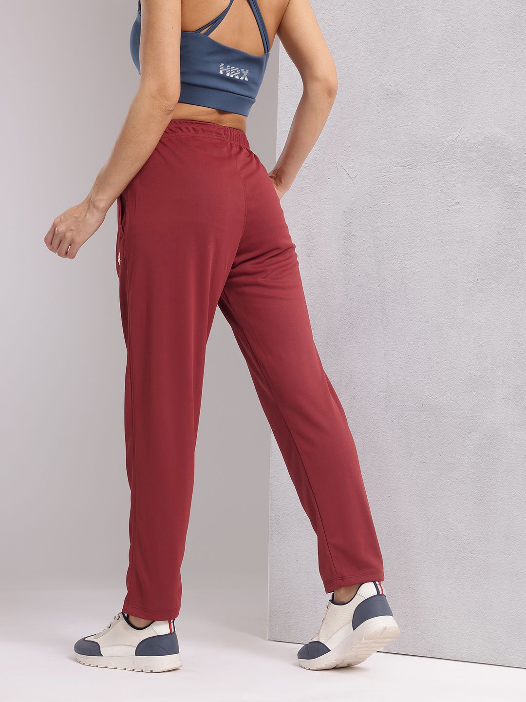 HRX by Hrithik Roshan Women Brand Logo Printed Rapid-Dry Running Track Pants