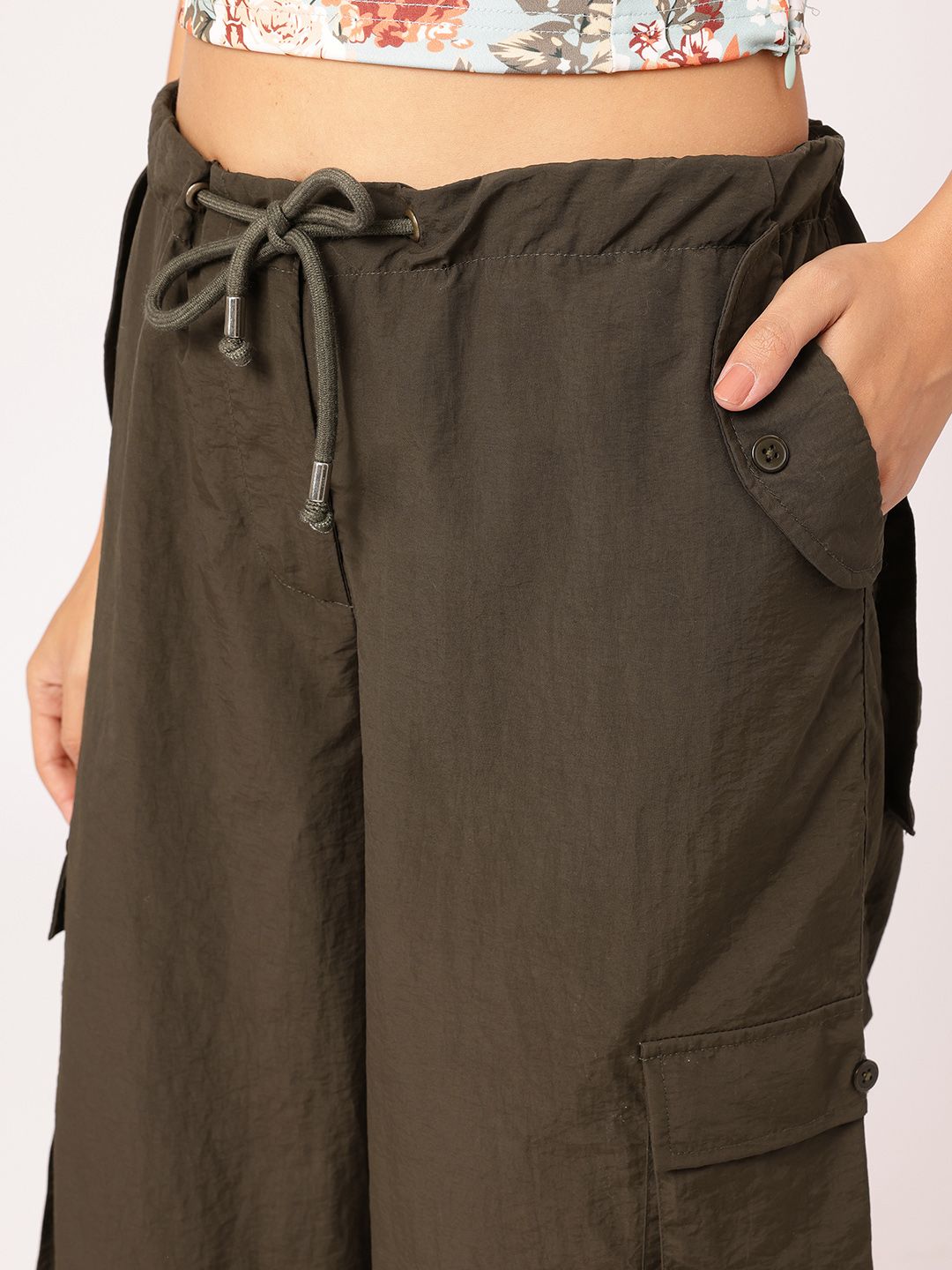 DressBerry Women Whirl Win Parachute Trousers