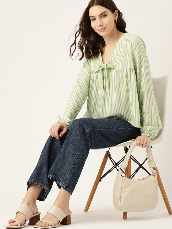 Dressberry berjalur leher tali leher