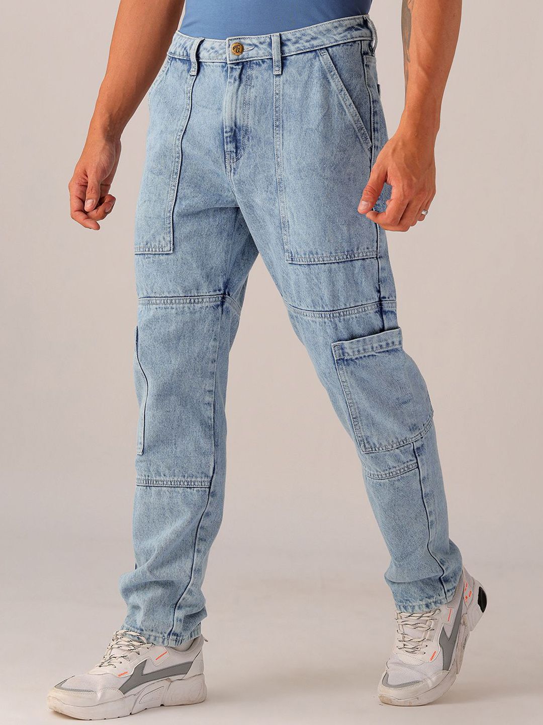 The Indian Garage Co Men Light Fade Jeans