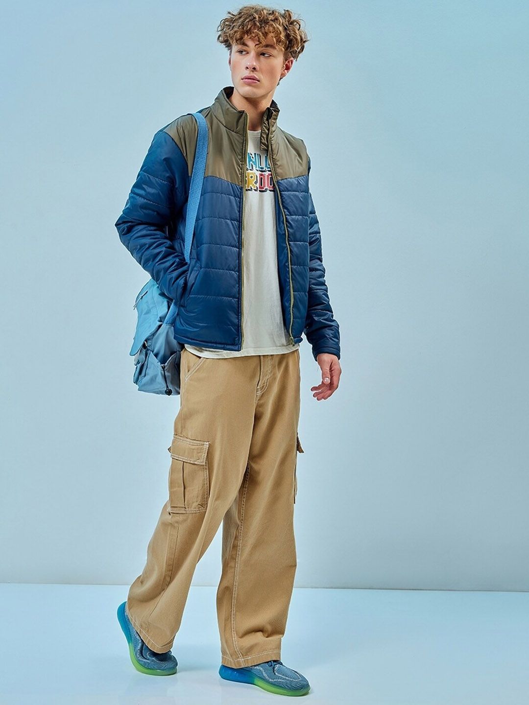 Bewakoof Block Oversized Puffer Jacket