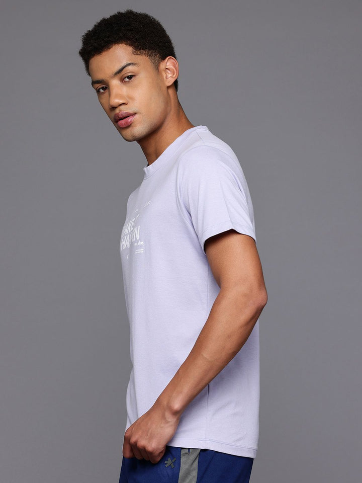 HRX by Hrithik Roshan Typography Printed Regular Fit Lifestyle T-shirt