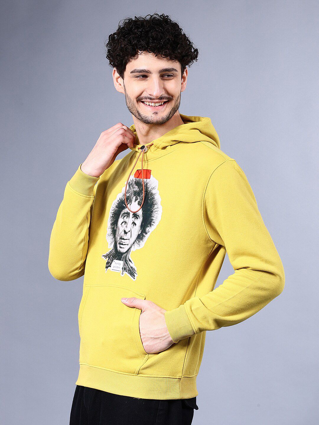 The Indian Garage Co Graphic Printed Hooded Sweatshirt