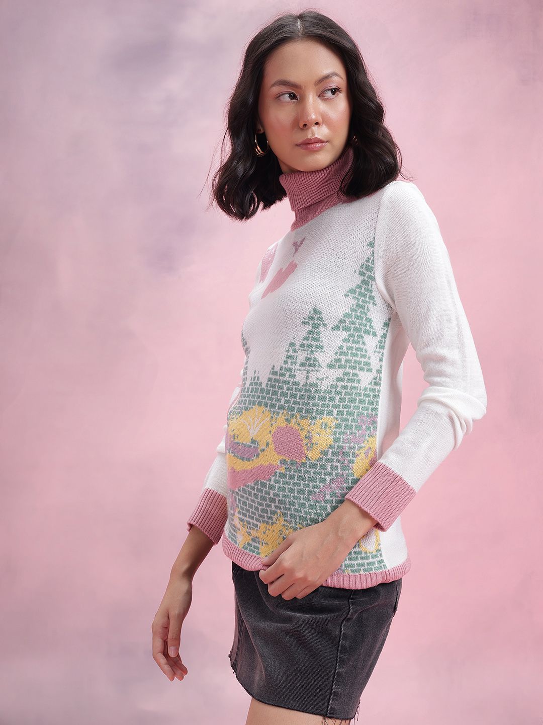 DressBerry Turtle Neck Pullover