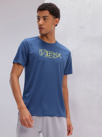 HRX by Hrithik Roshan Brand Logo Print Training T-shirt