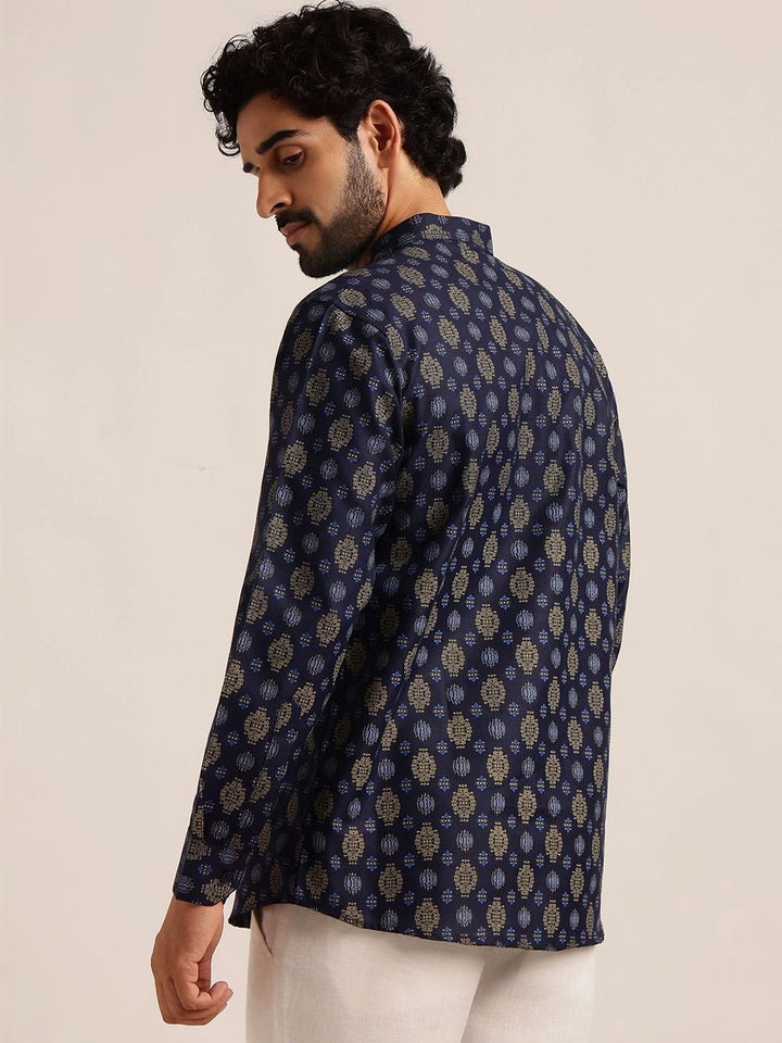 Anouk Lelaki Motif Etnik Cetakan Indie Bercetak Kurta