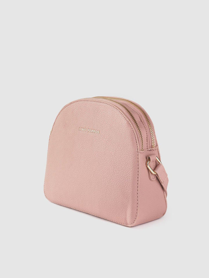Lino Perros Pink Solid Sling Bag