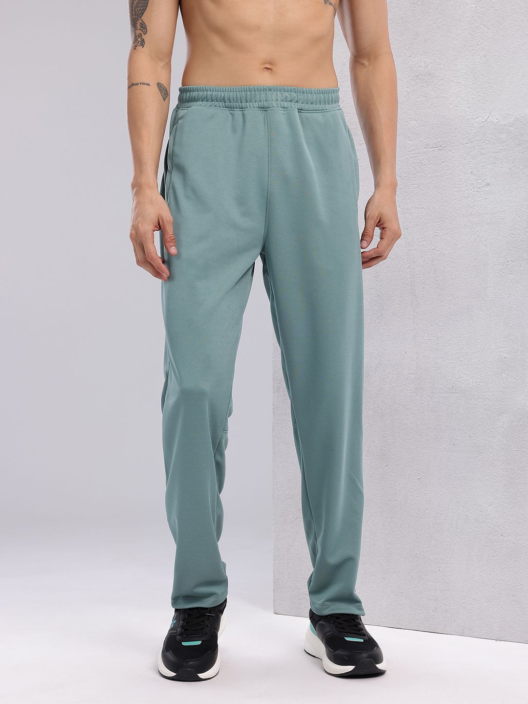 HRX by Hrithik Roshan Men Mid-Rise Rapid-Dry Running Track Pants