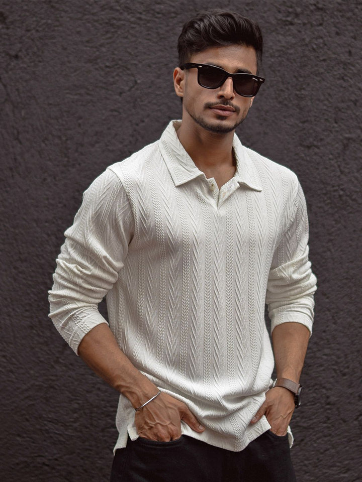Powerlook Men Polo Collar T-shirt