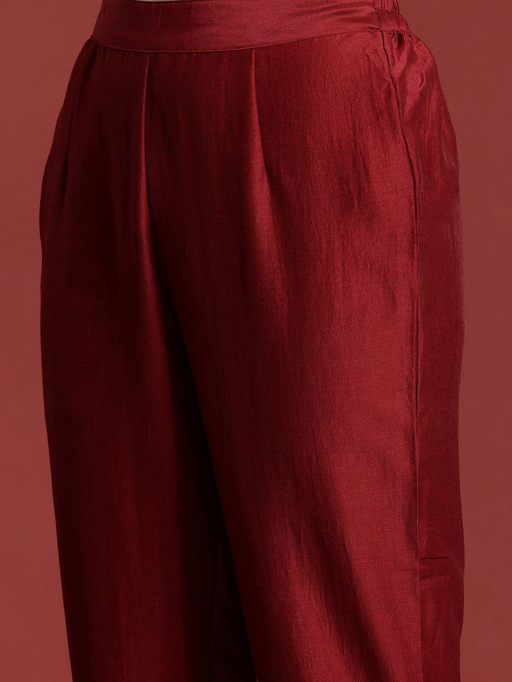 Anouk Mukaish Detailed Kurta with Trousers & Dupatta