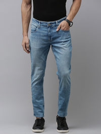 SPYKAR Men Slim Fit Faded Jeans