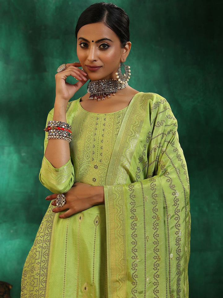 Libas Women Ethnic Motifs Regular Kurta with Trousers & With Dupatta