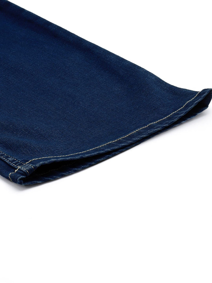 AND Women Wide Leg Light Fade Stretchable Mid-Rise Jeans