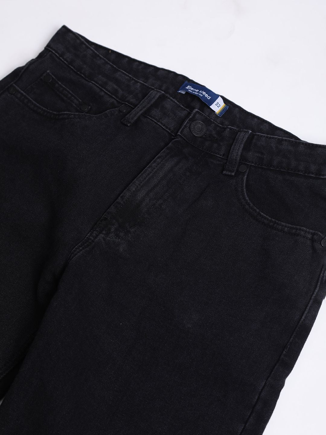 Bene Kleed Pure Cotton Mid-Rise Relaxed Fit Denim Jeans