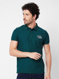 SPYKAR Polo Collar Cotton Slim Fit T-shirt