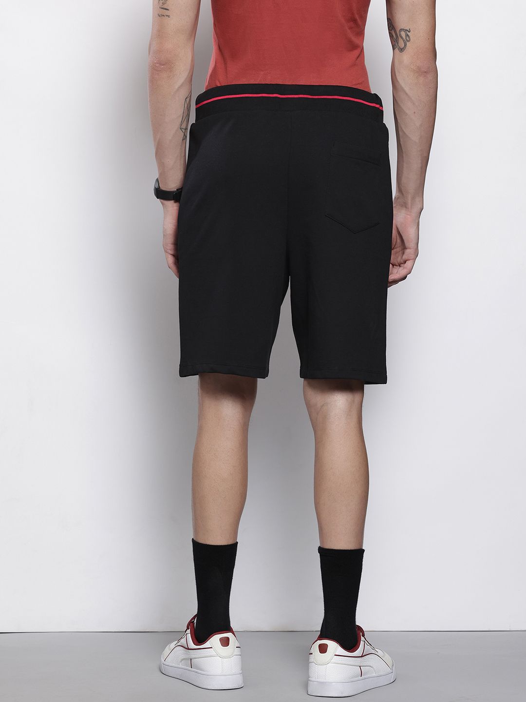 The Indian Garage Co Men Bugs Bunny Printed Loose Fit Shorts