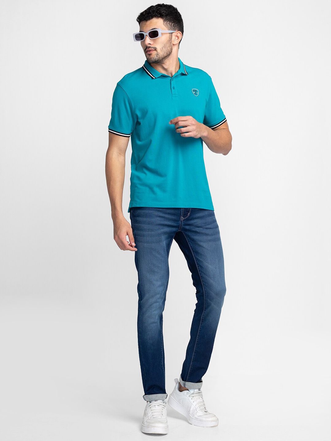 Being Human Men Skinny Fit Heavy Fade Jeans