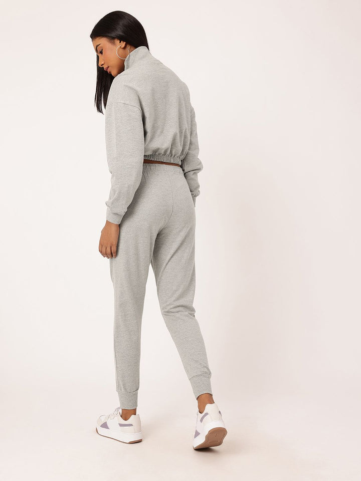 Kook N Keech Relaxed Crop Sweatshirt With Joggers Co-Ords Set