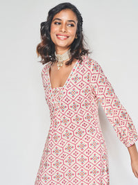 Global Desi Ethnic Printed Kurta with Palazzos