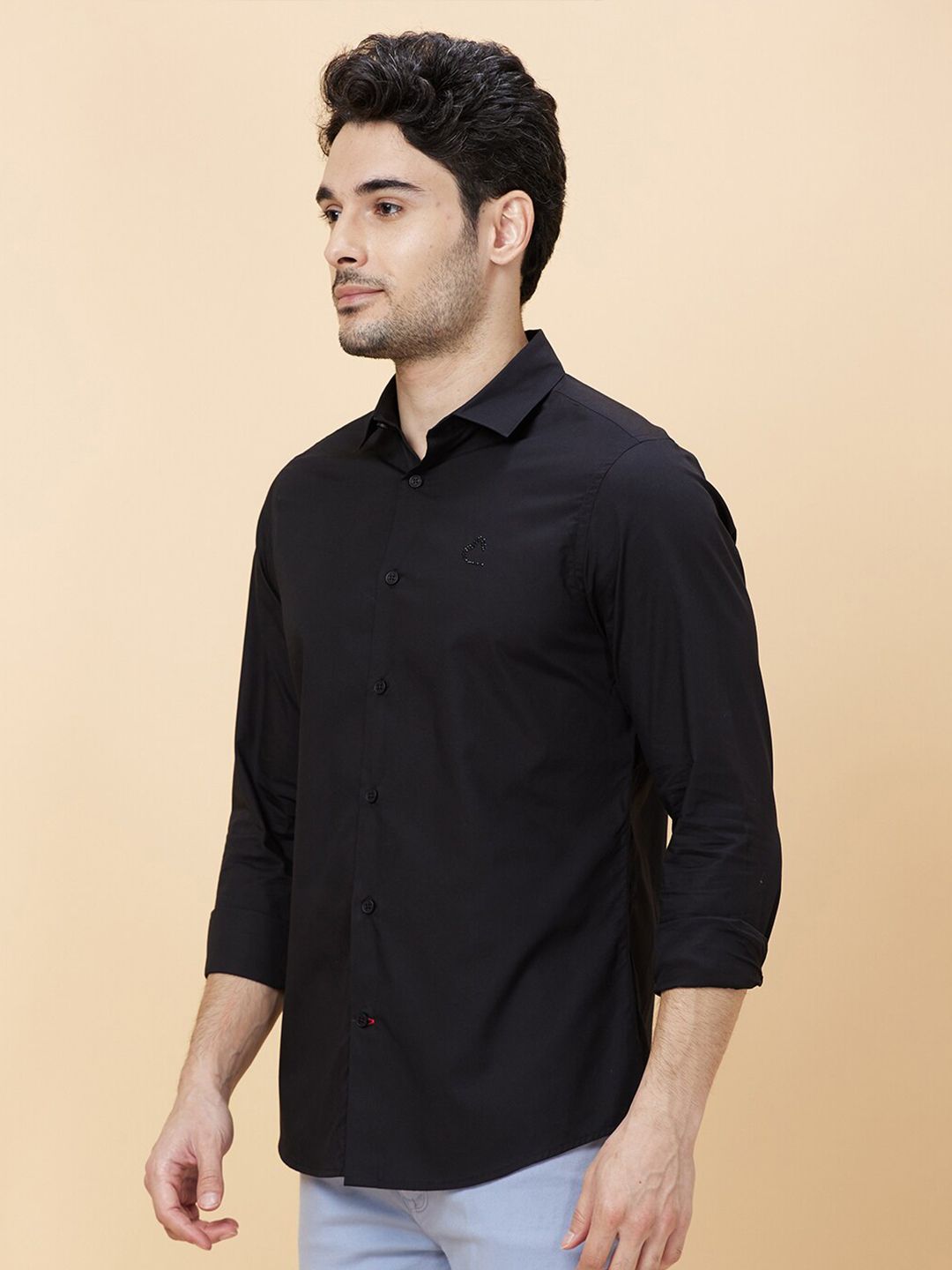 Being Human Slim Fit Opaque Casual Shirt
