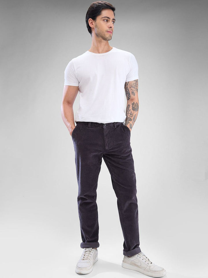 SPYKAR Men Regular Fit Trousers