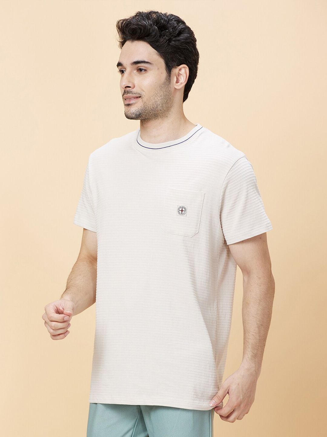 Being Human Self Designed Round Neck Casual T-shirt