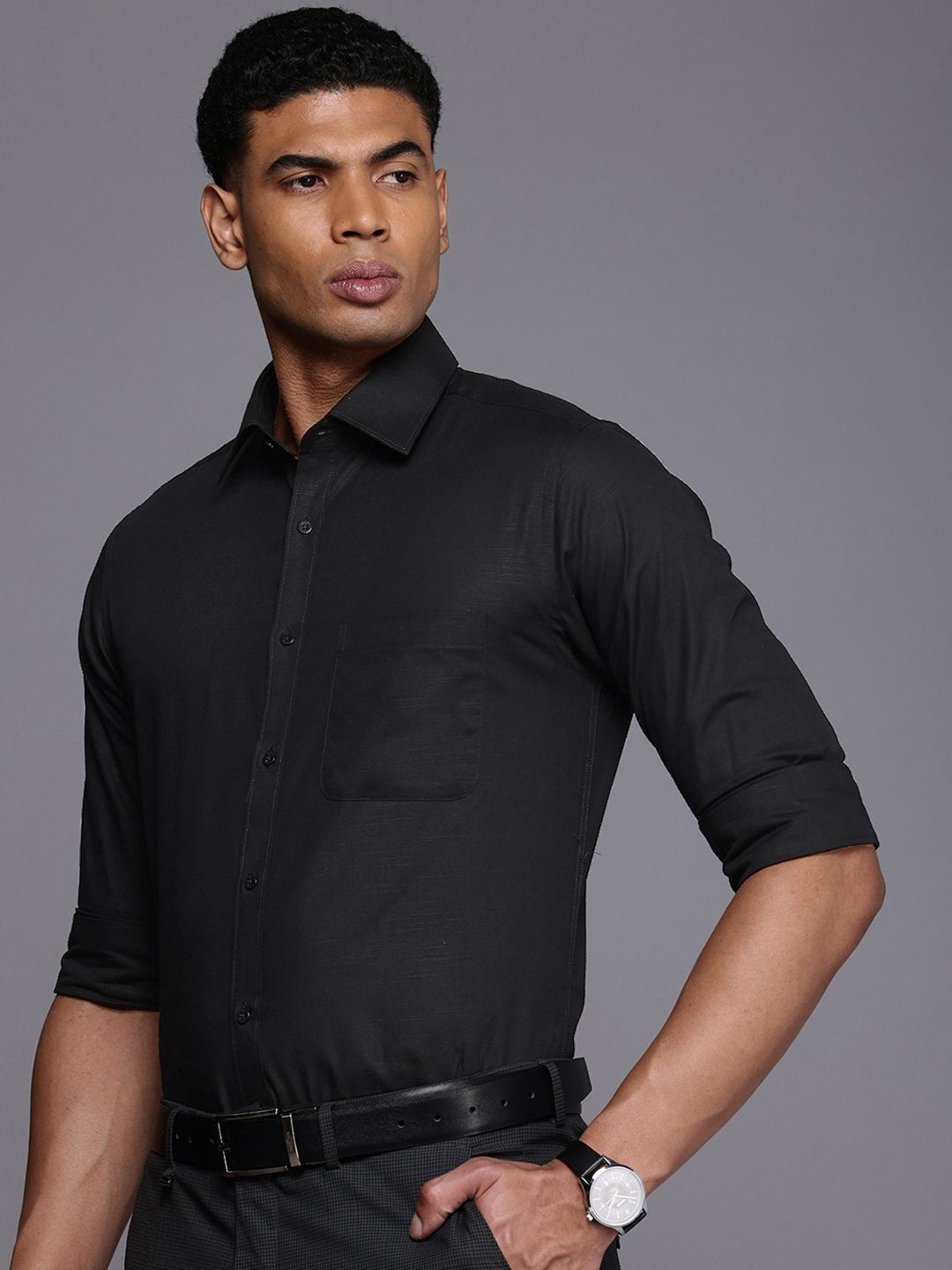 Raymond Pure Cotton Standard Slim Fit Formal Shirt