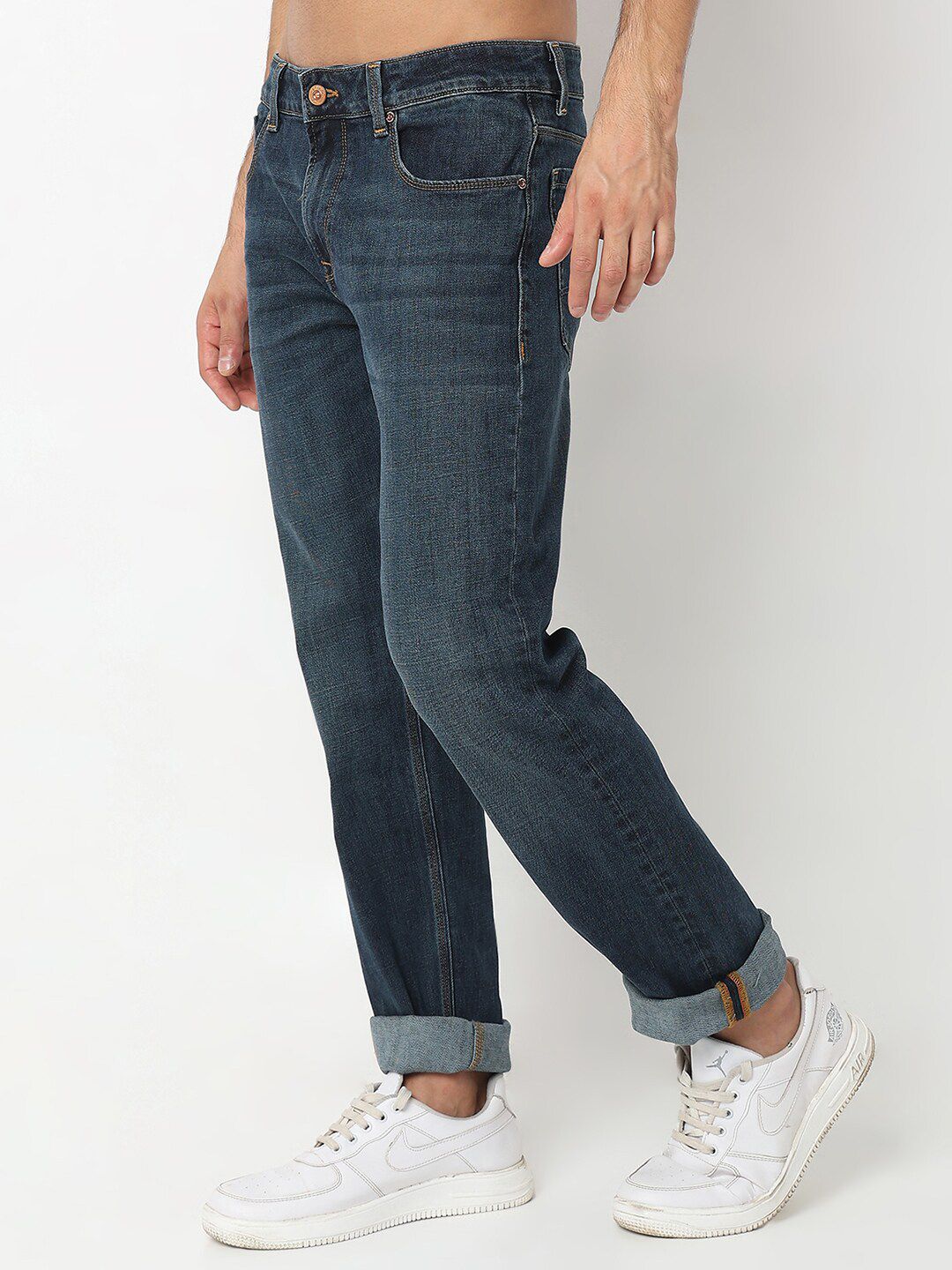 Spykar Men Light Light Fade Clean Look Cotton Jeans