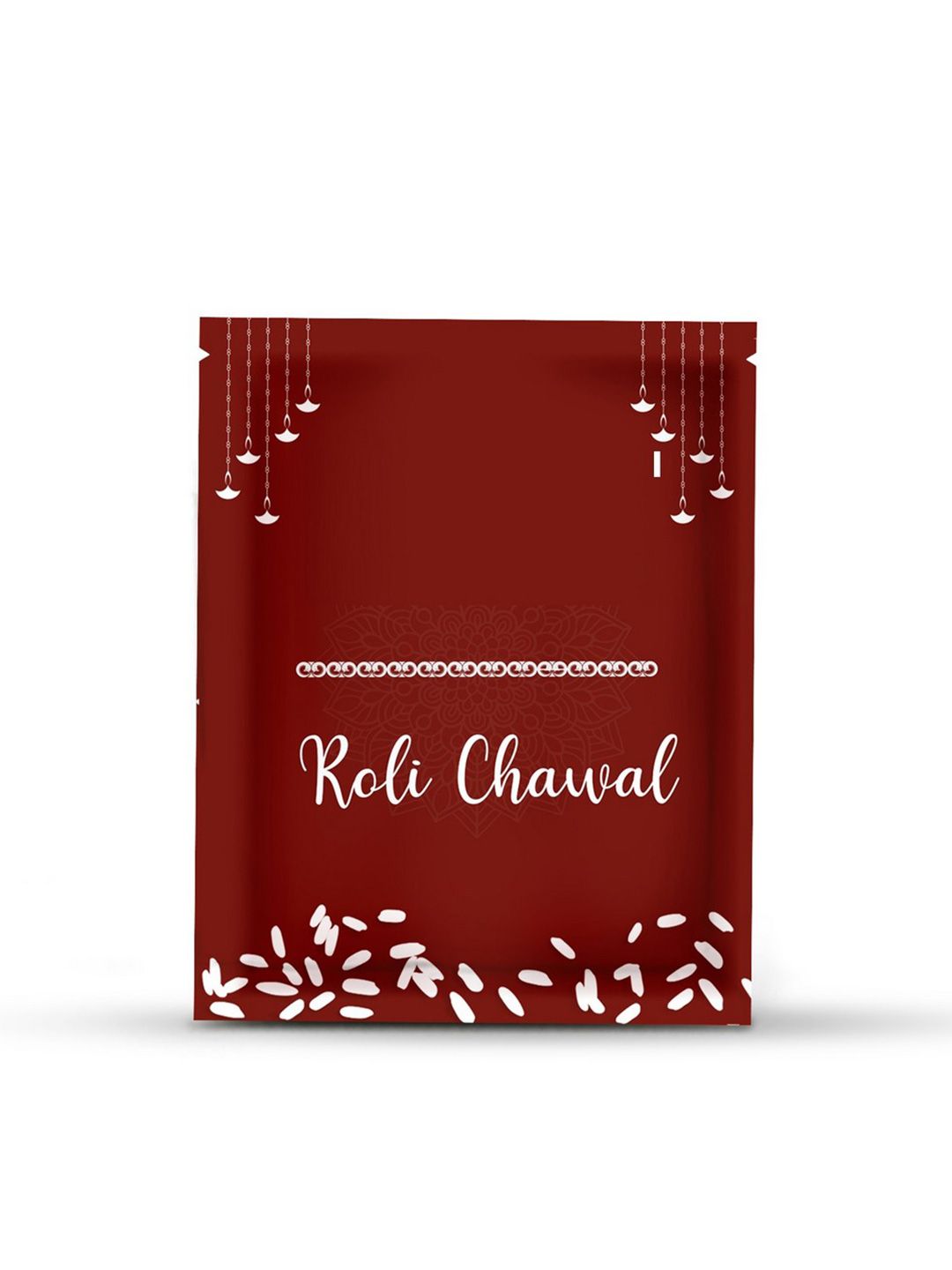 eCraftIndia Set of 4 Stones Studded & Pearls Beaded Thread Rakhis With Ferrero Rocher