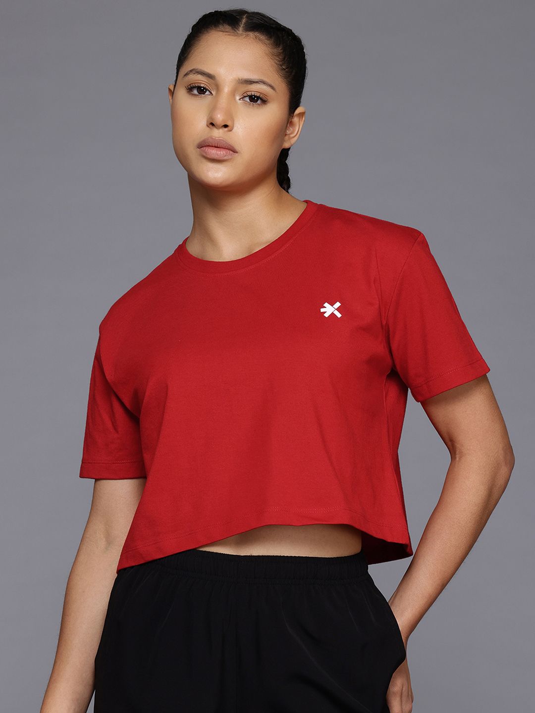 HRX by Hrithik Roshan Typography Printed Drop-Shoulder Sleeves Lifestyle T-shirt