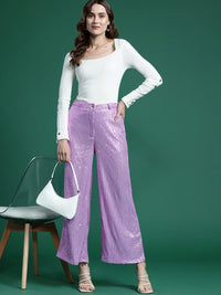 DressBerry Women Sequinned Trousers