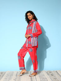 Indo Era Women Geometric Printed Co-Ords Set