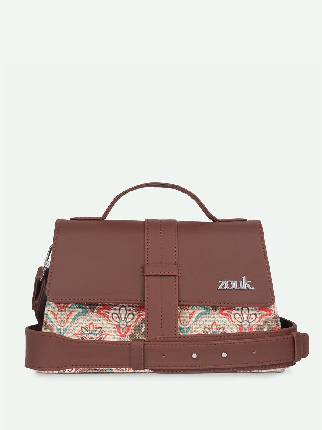 Zouk Kriti Sanon - Mughal Art Multicolor Iconic Evening Satchel