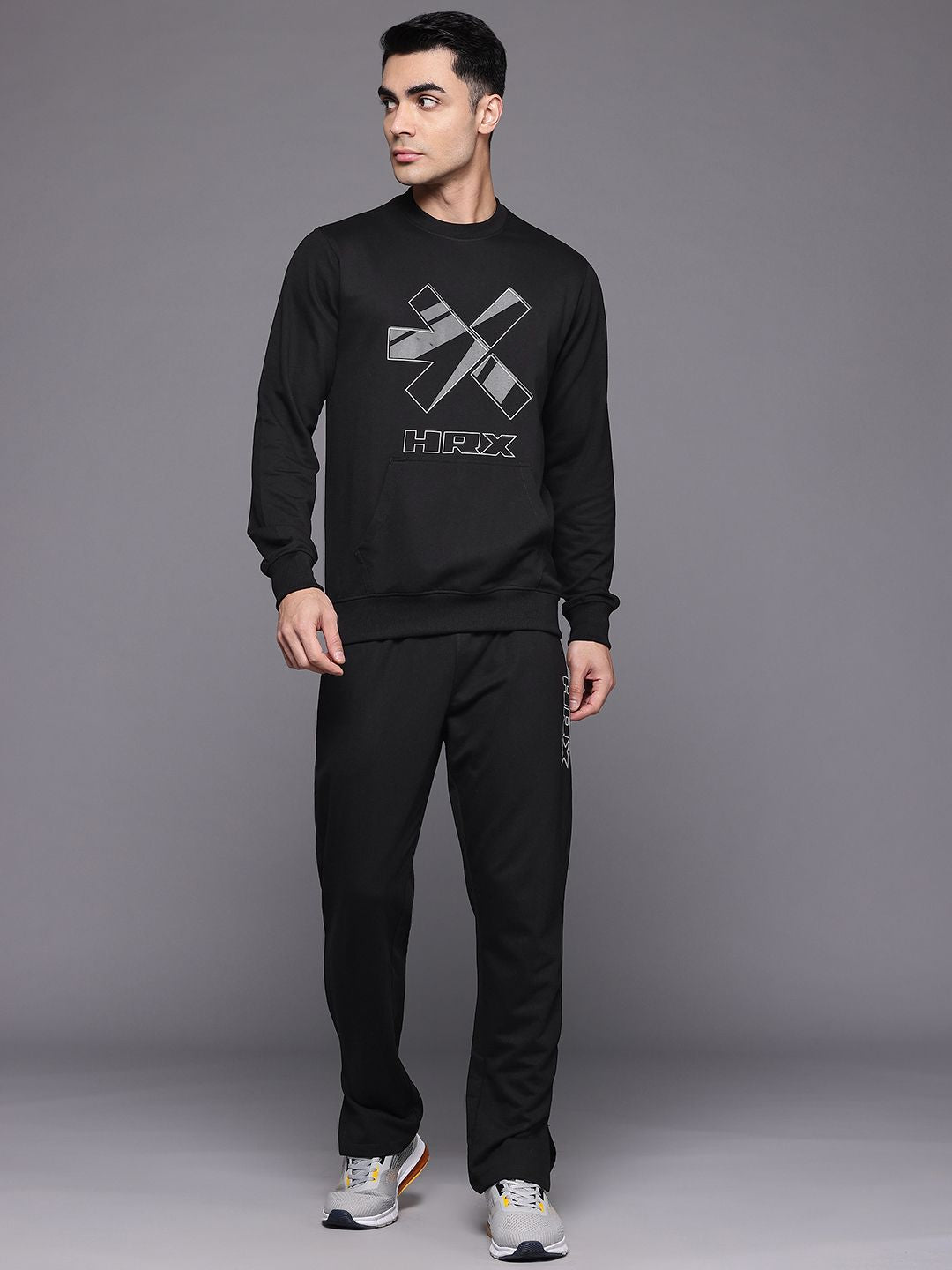 HRX by Hrithik Roshan Brand Logo Printed Lifestyle Tracksuit