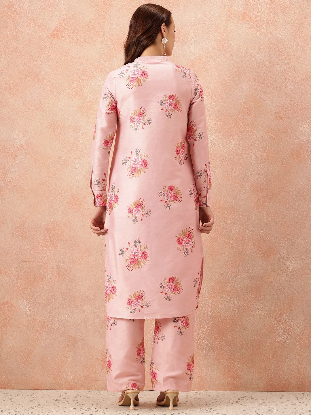 all about you Floral Print Kurta with Trousers