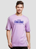 ADRO Men Typography Printed V-Neck T-shirt