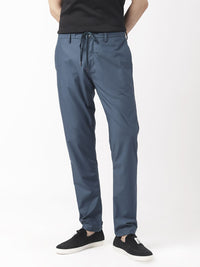 RARE RABBIT Men Aux Drawstring Mid-Rise Slim Fit Trouser
