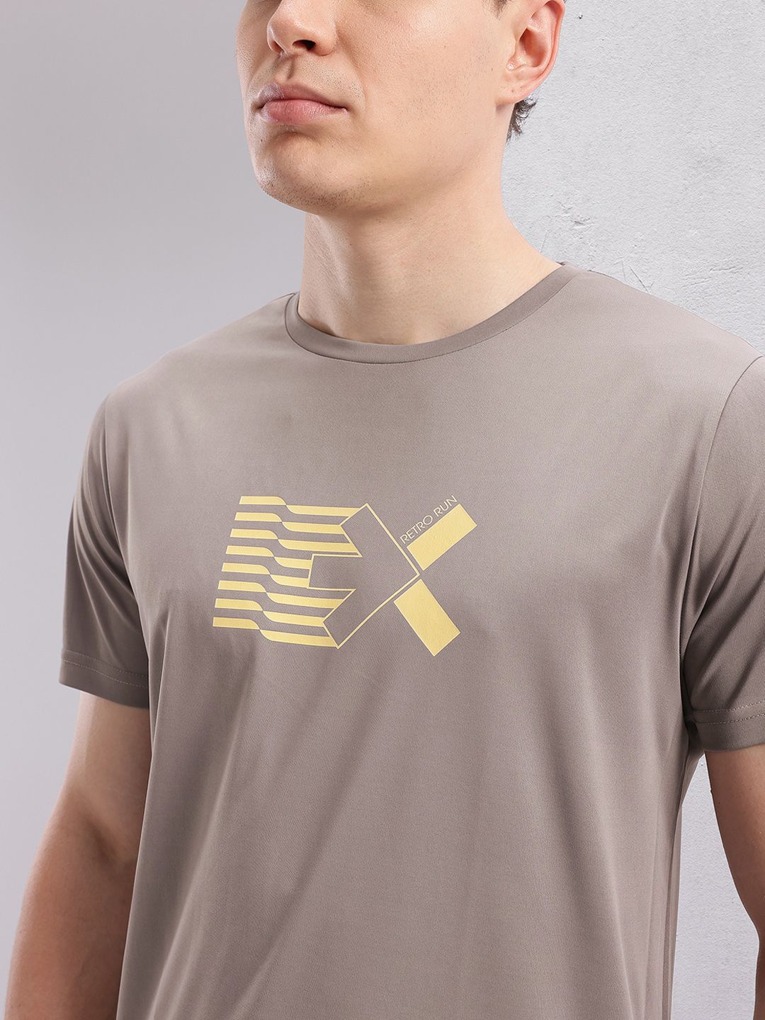 HRX by Hrithik Roshan Men Brand Logo Printed Rapid-Dry Running T-shirt